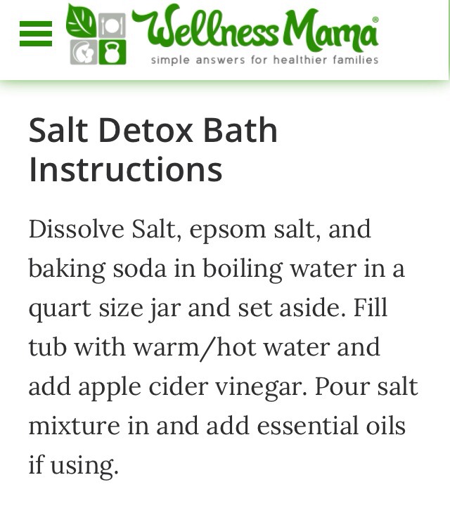 3 Natural Detox Bath Recipes