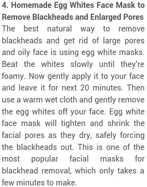 Get Rid Of Blackheads And Shrink Large Pores Quick With These DIY Face Masks