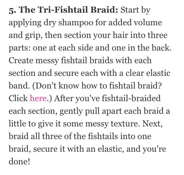 🎀6 Perfect Hairstyles for When You Just Can't Wash Your Hair🎀