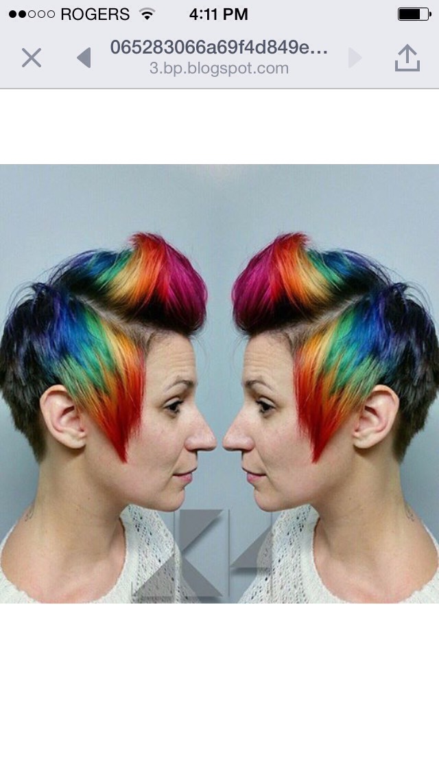 Rainbow Hair Colors 