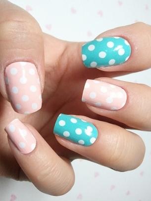 Awesome! Awesome! Polka Dot Nails DO!!!! Easy And Quick!!!!