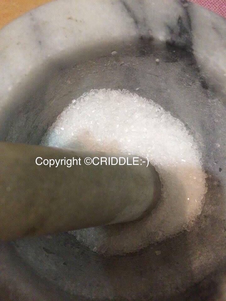 Grind up the Epsom salts in a mortar and pestle. Place all the dry ingredients in a large bowl.