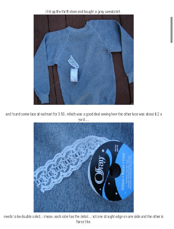 DIY Lace Sleeves!