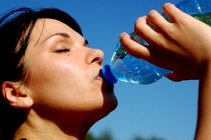 Drink Water
Hydrate, hydrate! Yes, drinking water is an actual beauty tip. When your body is hydrated, it's healthier and happier, which gives you a nice inner and outer glow. Drinking water sounds simple... but it’s easy to forget how important fresh water is for your whole body, in and out...