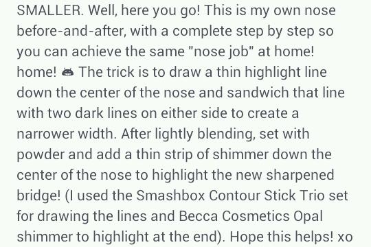 Fat Nose? Nose Contour Is For You!*