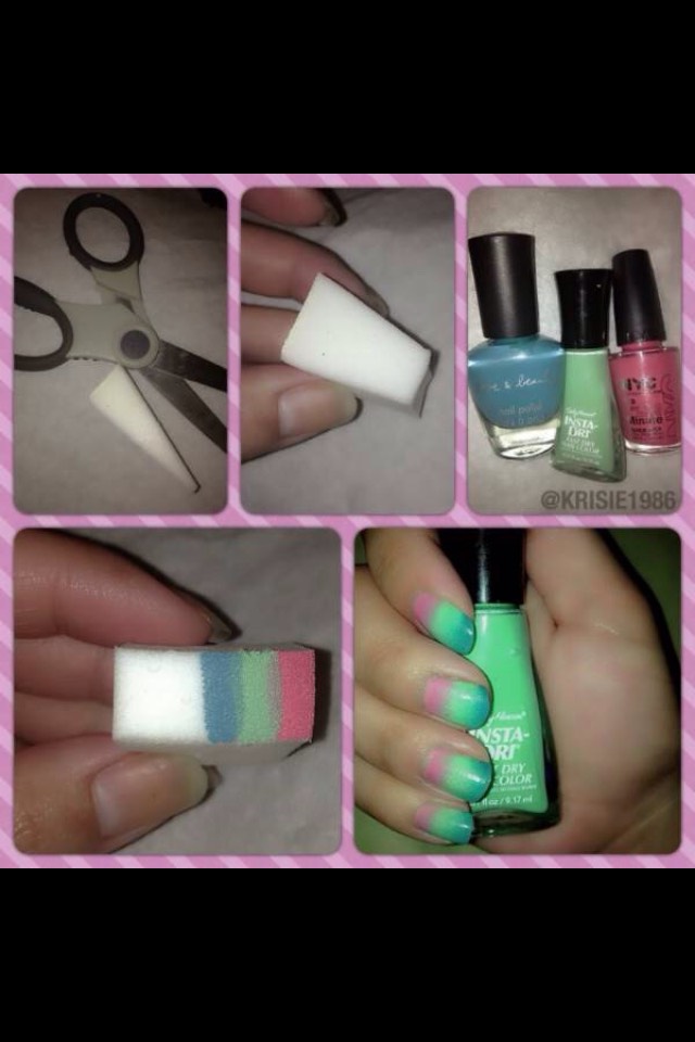 Easy ombré nails