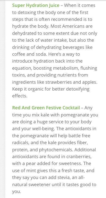 💟32 Detox Drinks And 8 Detox Waters💟