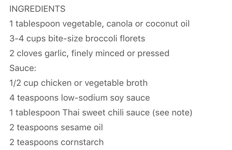 Stir Fried Broccoli With Brown Rice 