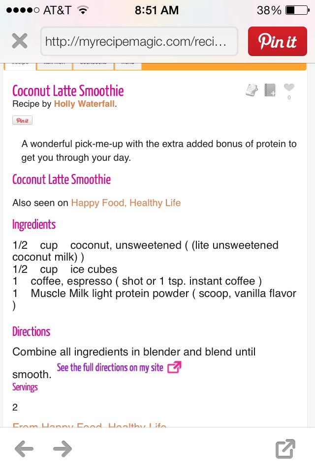 Coconut Latte Smoothie