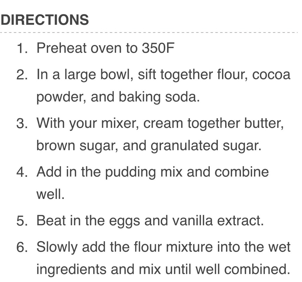 Double Chocolate Chip Pudding Cookies. 🍪