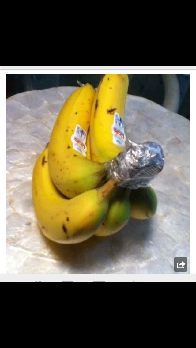 Wrapping the end can keep bananas good for an extra 4 days