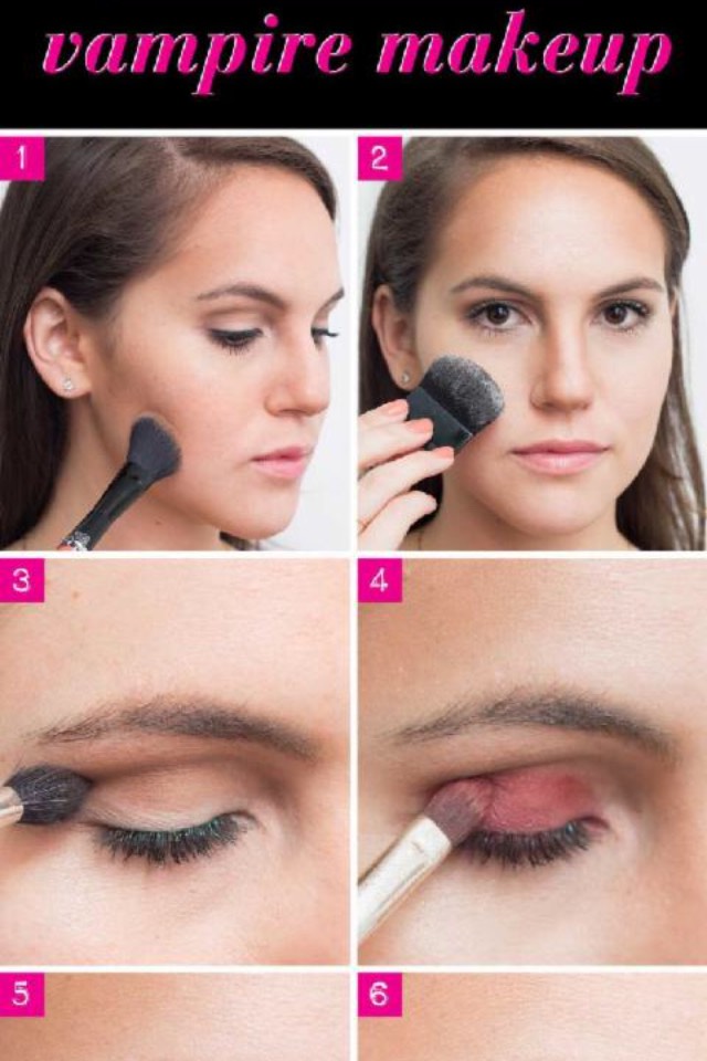 Easy Halloween Costume Makeup! No New Purchases Required!!!π #halloweentip