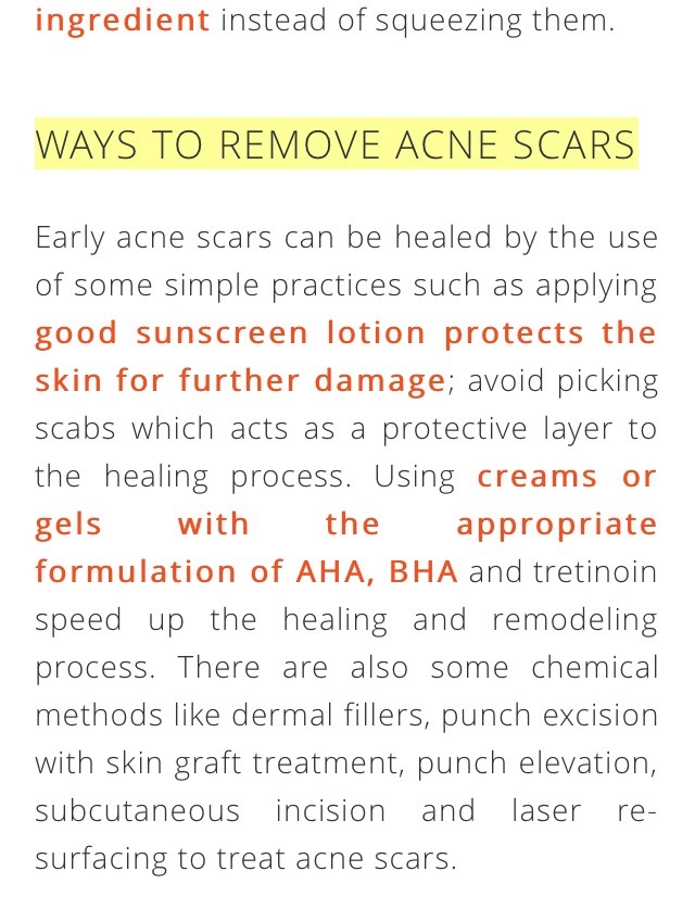 Acne Scar Removal Tips for Flawless Skin😍😍😍