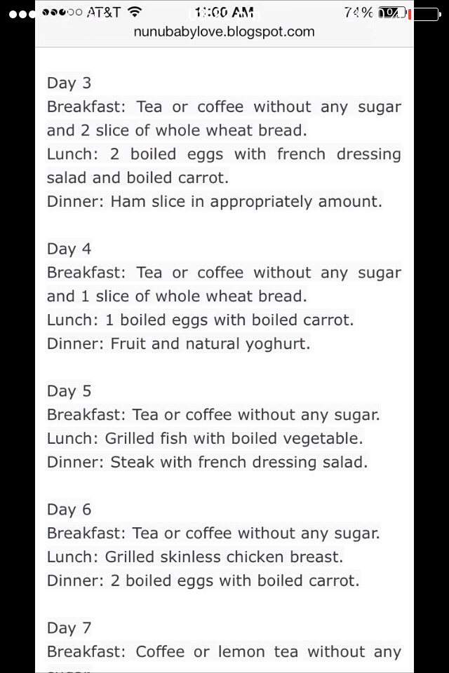 Diet Plan 🍎🍒🍌