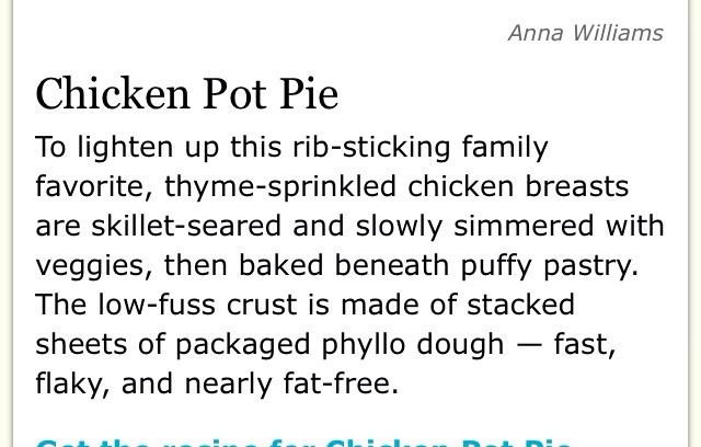 Click Done (Top Right) and See Recipe Next Page
OK 2 Like π
Tap repeatedly on picture/screen for better viewing. STRETCH size with fingers, slide photo up or down. -> Click Done to Exit Photo then Swipe to Left for new message.