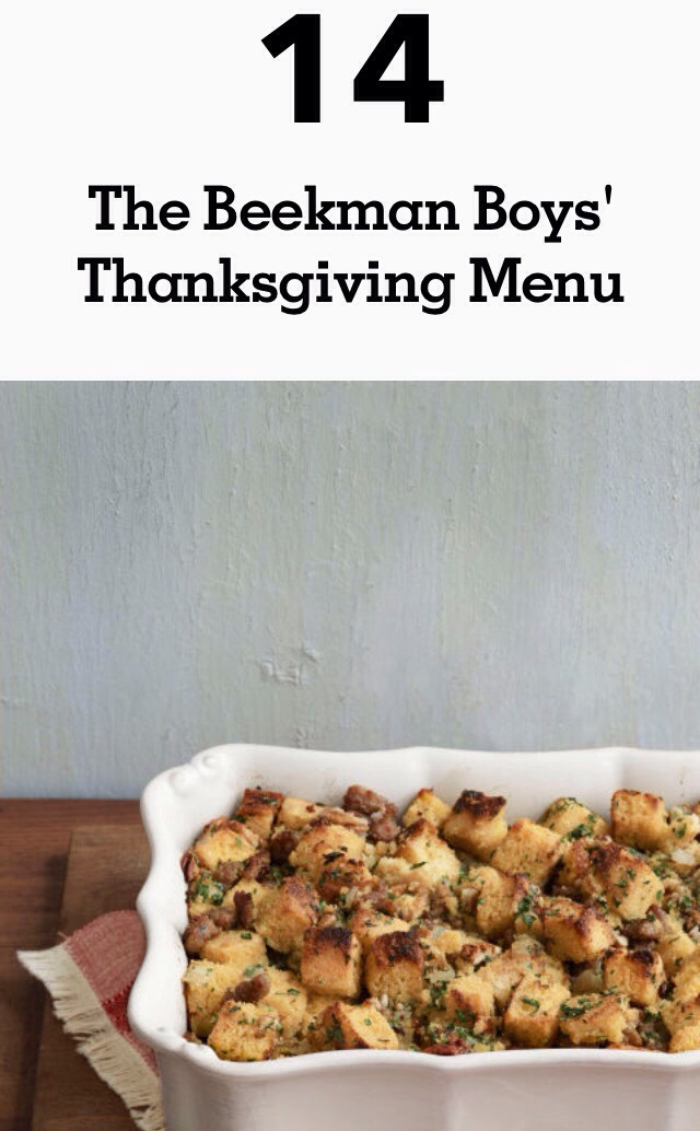 Thanksgiving Menu Plans #friendsgiving