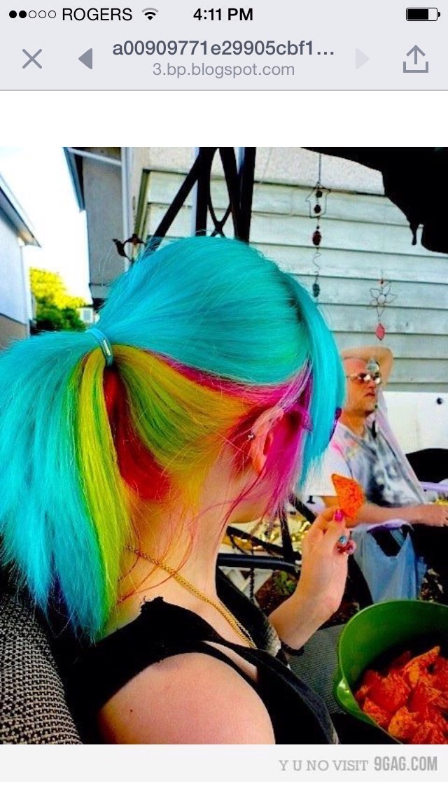Rainbow Hair Colors 