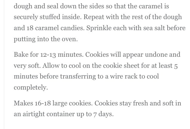 Salted Caramel Dark Chocolate Cookies
