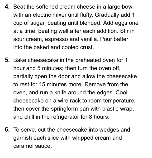 " Delicious Caramel Macchiato Cheesecake"💯