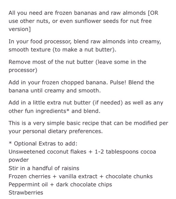 Banana & Almond Butter Ice Cream!!!