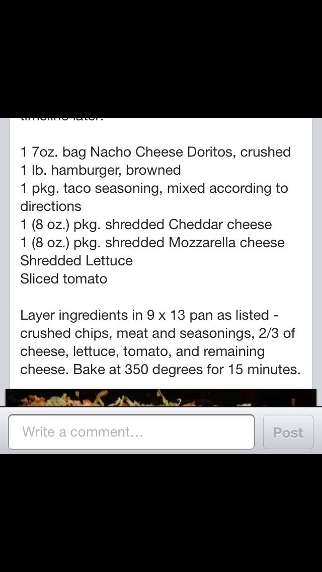 Taco Casserole!