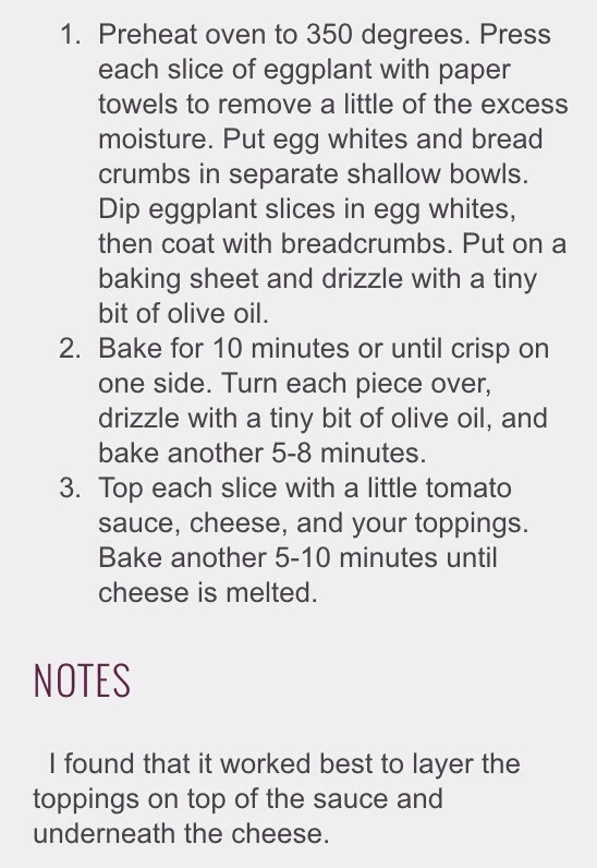 Cheesy baked eggplant pizza 