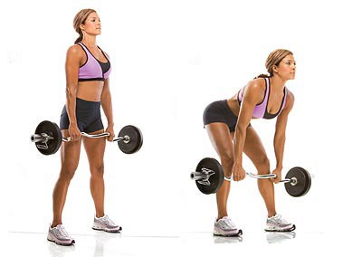 25 deadlifts with weights 