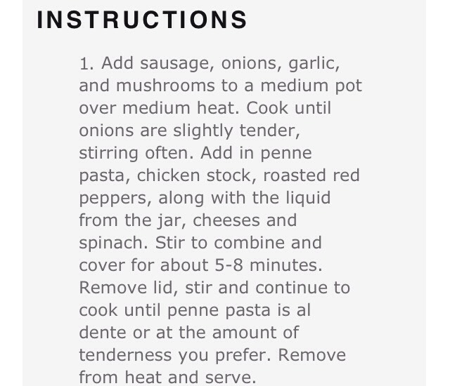 One Pot Penne Pasta
