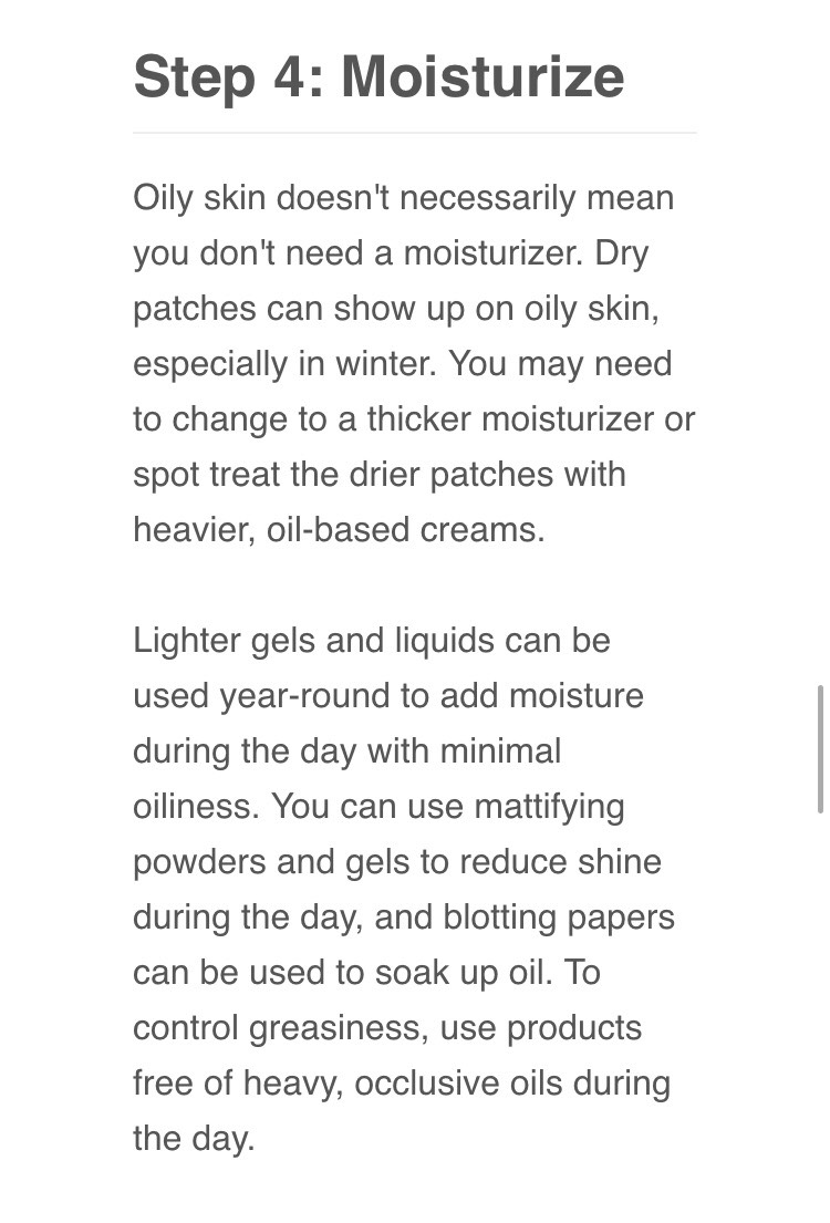 Skincare Routine Guide For Oily Skin