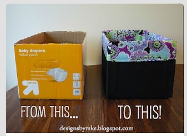 Cute DIY storage box 