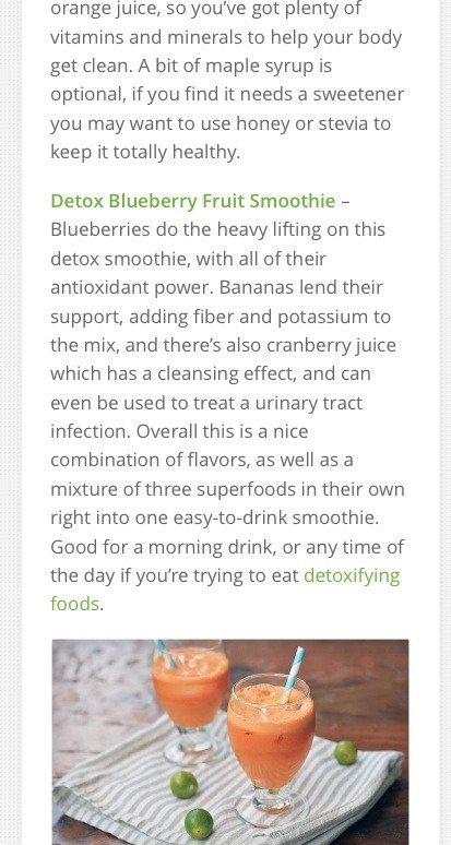 💟32 Detox Drinks And 8 Detox Waters💟