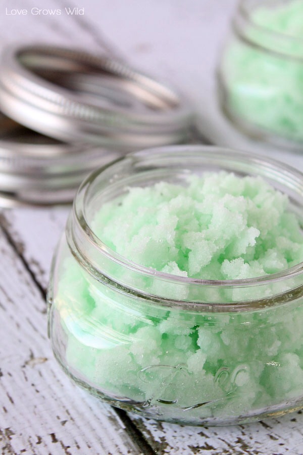 DIY MINT SUGAR SCRUB & HOLIDAY GIFT IDEAS