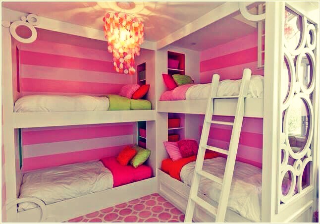 Elegant Space Savings Bedrooms For Four Kids!!👍👍