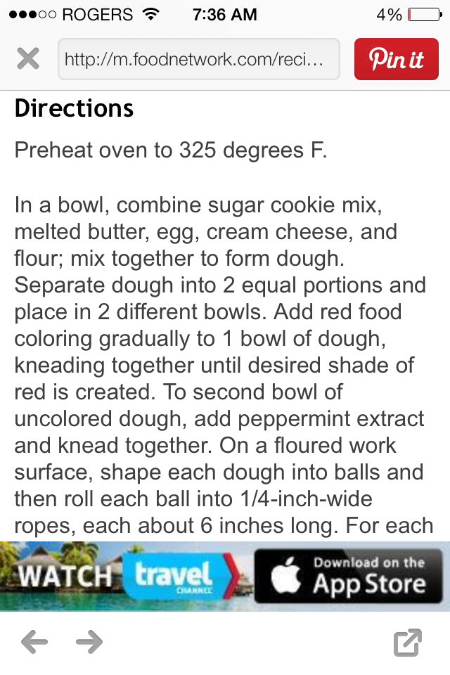 Candy Cane Cookie Recipe!