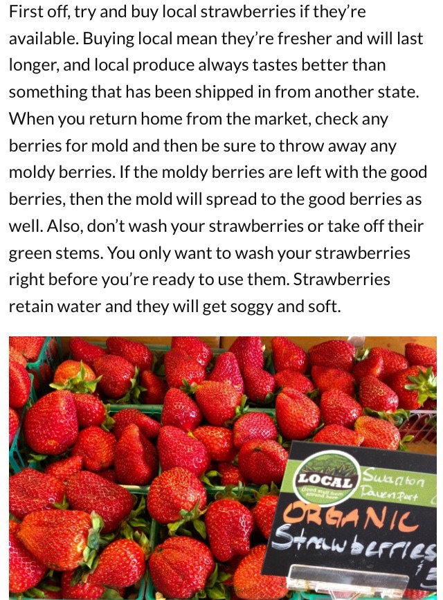 How To Keep Strawberries Fresh🍓🍓
