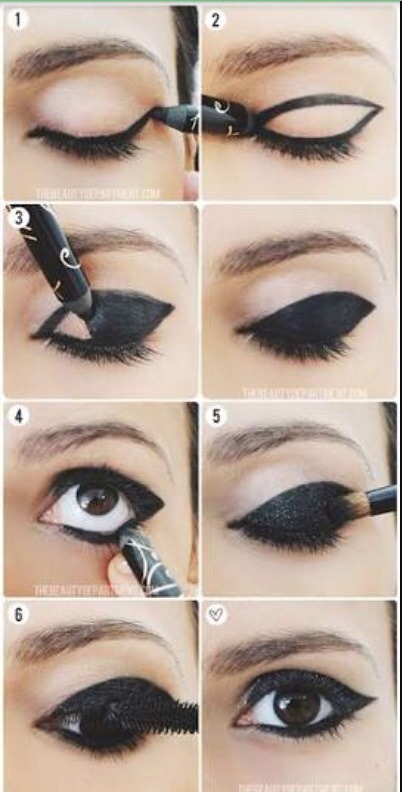 Eyeliner tutorial step by step