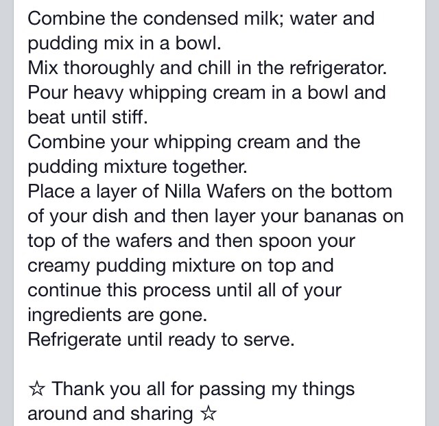 Banana Pudding