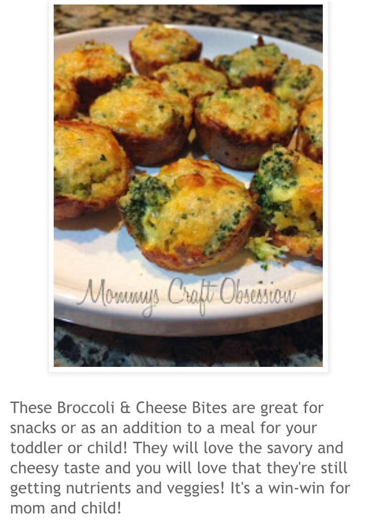 Delicious Broccoli And Cheese Bites!