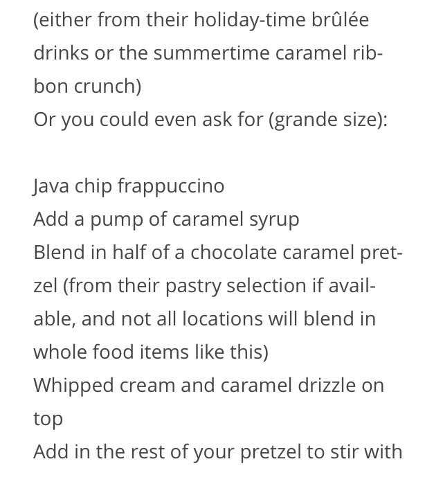 💟❕35 Secret Starbucks Drink You Didn't Know You Could Order❕💟
