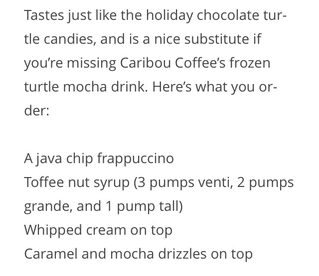 💟❕35 Secret Starbucks Drink You Didn't Know You Could Order❕💟