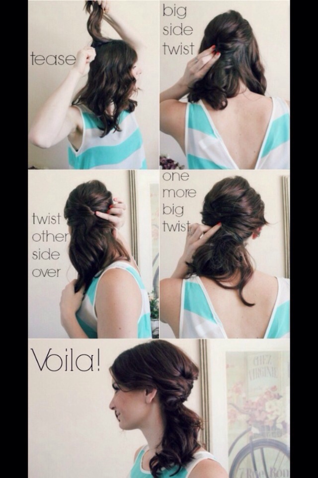 Quick Lazy Girl Hair Styles 💁