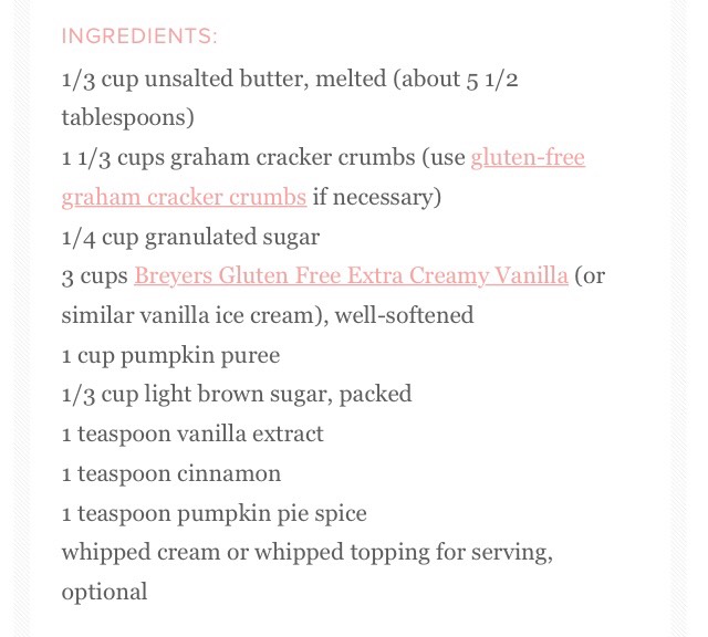✨ Delicious Pumpkin Ice Cream Pie✨👍🎃
