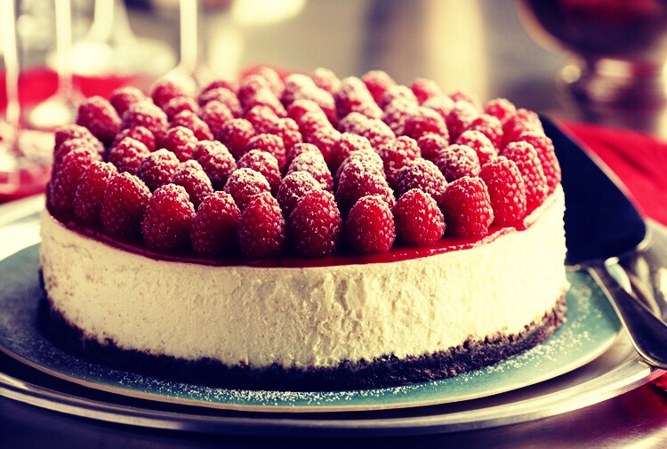 Raspberry cheesecake