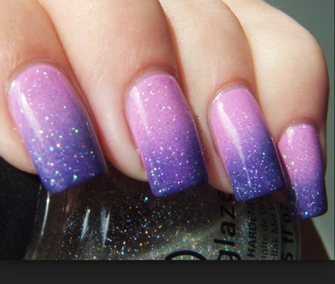 Check Out These Gradient Nails