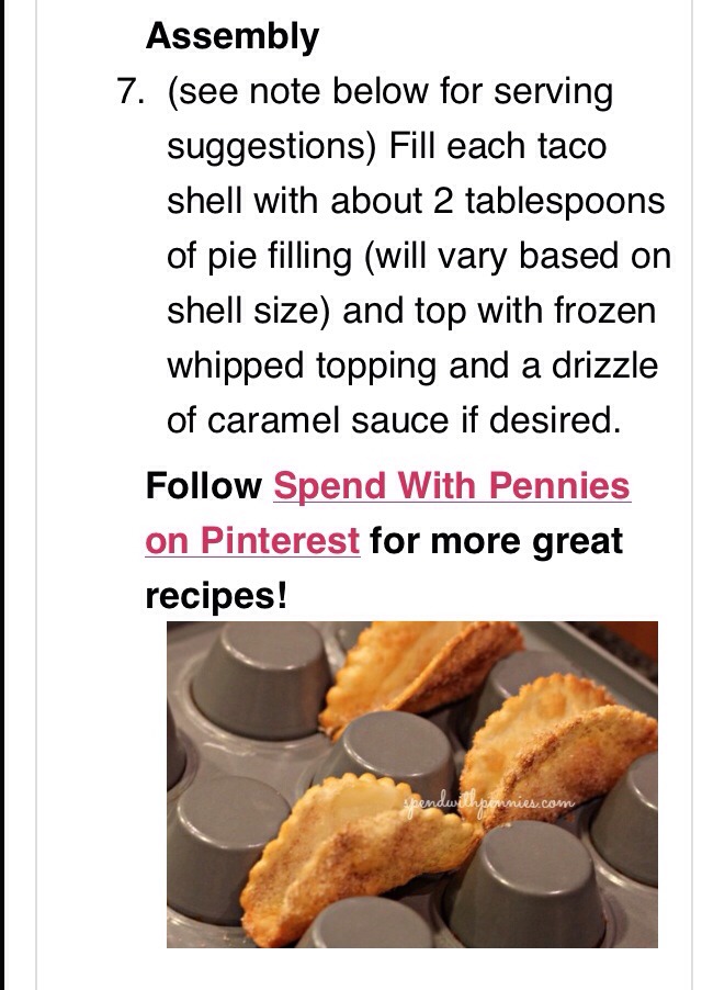 Apple Pie Tacos