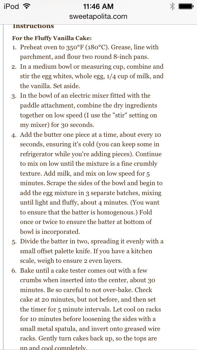 Vanilla Bean Cake