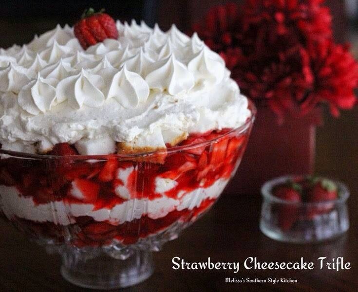 Strawberry Cheesecake Trifle!