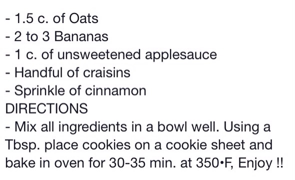 Healthy Breakfast Cookie Recipe.