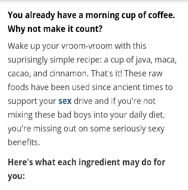 SEX Coffee!!!!