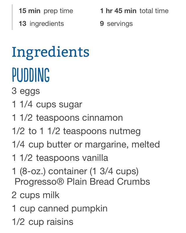 Pumpkin Bread Pudding with Ginger Cream
